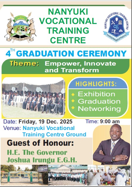 Nanyuki VTC Announcement Image